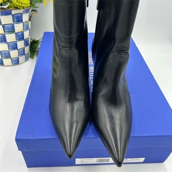 Women's Stewart Weitzman leather ankle boots size 8, made in Spain - Picture 8 of 10